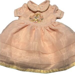 Disney Baby Pink Ruffle Chipmunk Dress size 3-6 months